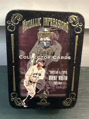 1996 Babe Ruth Cooperstown Metallic Impressions Vintage Edition
Factory Sealed